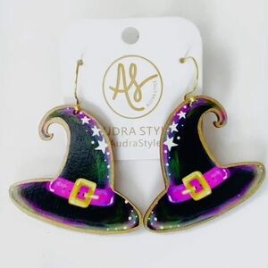 Audra Style Witch Hat Earrings
